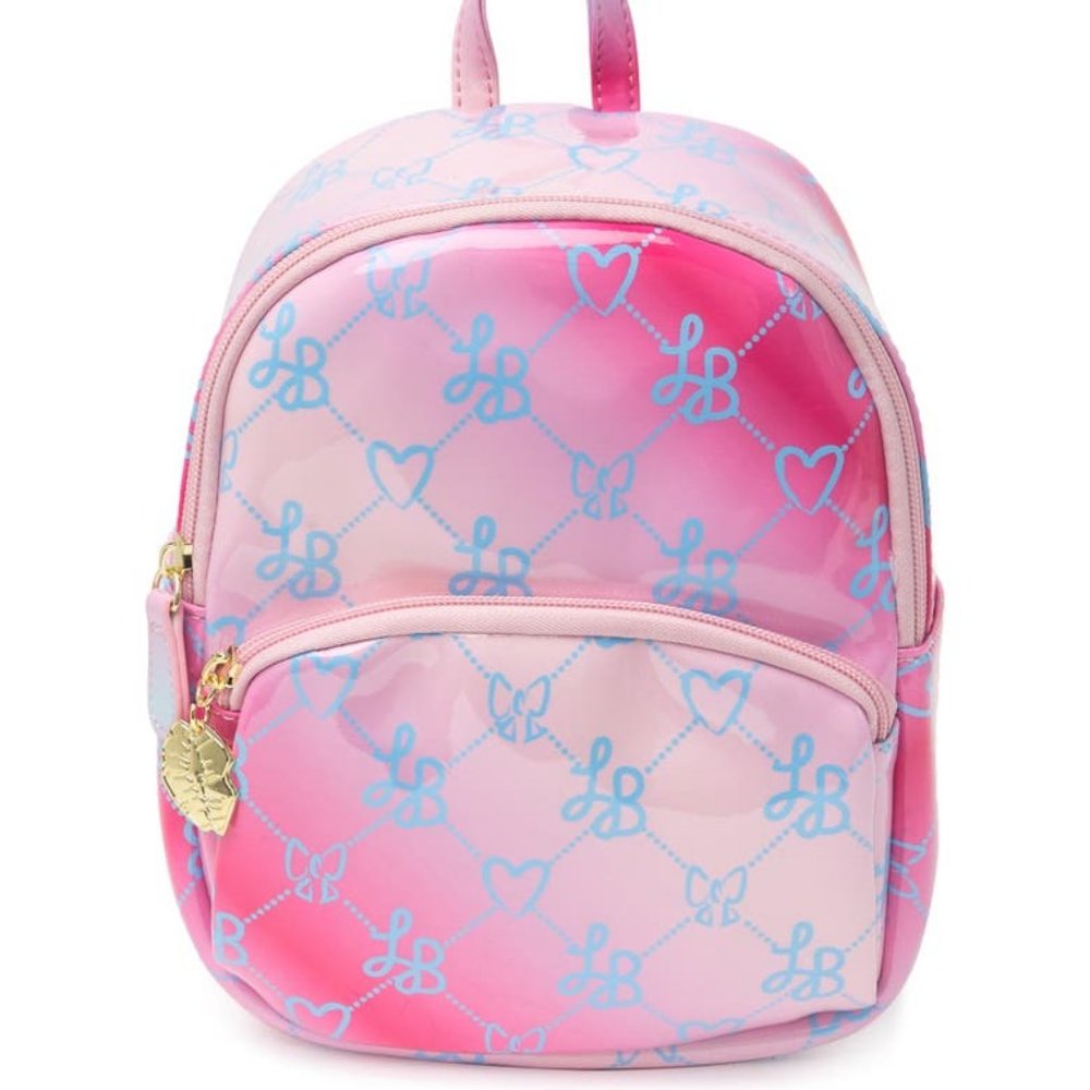 Patent Small Backpack Pink Luv Betsey by Betsey Johnson